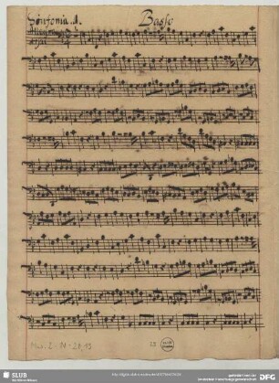 Anonymus, Sinfonien, F-Dur