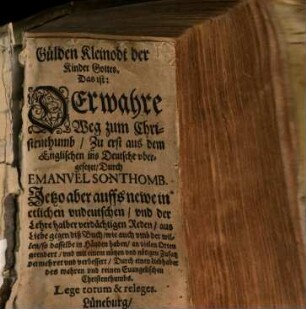 Gülden Kleinod der Kinder Gottes