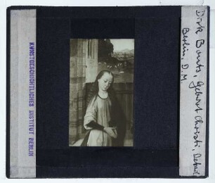 Bouts (Dierick), Maria in Anbetung (Berlin GG 545B)