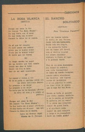 El rancho solitario : (Estilo)
