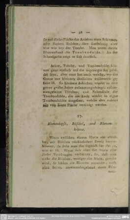 27. Blumenköpfe, Büschel, und Blumenkränze