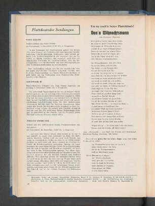 Plattdeutsche Sendungen