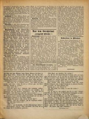 Münchener Vorstadt-Zeitung : Organ für die Vorstädte Au, Giesing, Haidhausen, Sendling und den Vorort Neuhausen, 1885,7/12 = 5. Juli - Dez.