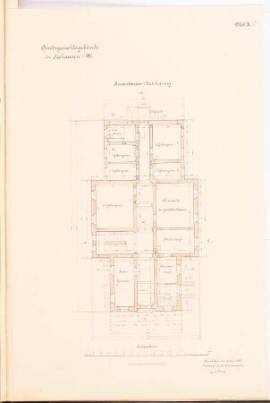 Amtsgericht, Seehausen: Grundriss EG