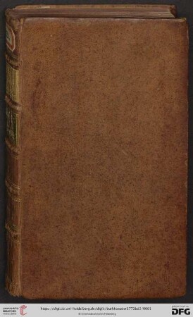 Pars 2: Institutiones Metaphysicae: De Anima, Sive Psychologia