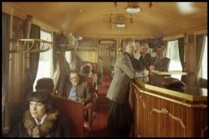 Gstaad: Gruppen im Belle Epoque Salonwagen