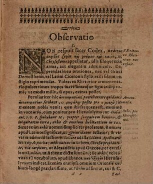 Miscella observationum philologicarum