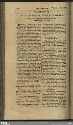 Vindiciae Epistolae S. Pauli Ad Philemonem