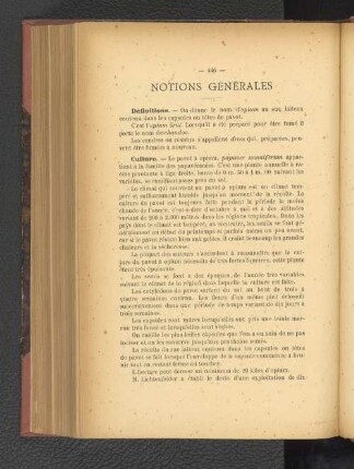 Notions Générales.