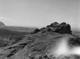 Hochland Eritreas : Felsformation im Hochland Eritreas