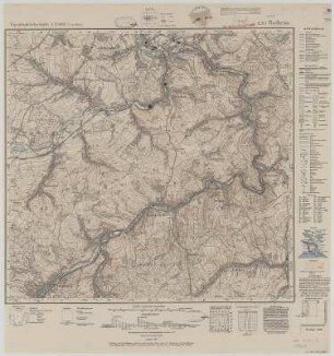 Section Burkhardtsdorf aus: Topographische Karte (Meßtischblätter) Sachsen