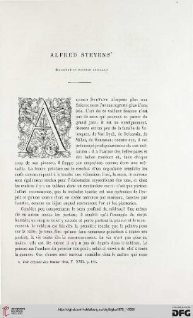 2. Pér. 17.1878: Alfred Stevens, [2] : [les artistes contemporains]