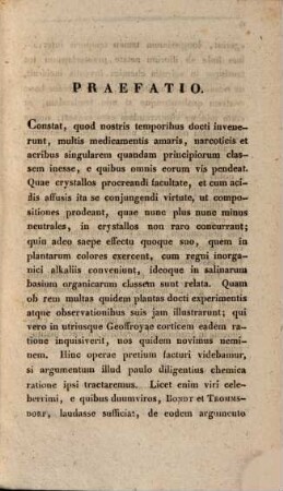 Diss. inaug. chem. sistens analysin chemicam corticis Geoffroyae Iamaicensis, nec non Geoffroyae Surinamensis