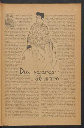 Dos pájaros de un tiro