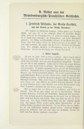 II. Bilder aus der Brandenburgisch-Preußischen Geschichte