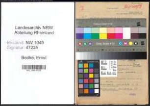 Entnazifizierung Ernst Bedke , geb. 18.03.1906 (Ingenieur)