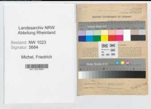 Entnazifizierung Friedrich Michel , geb. 26.01.1897 (Landwirt)