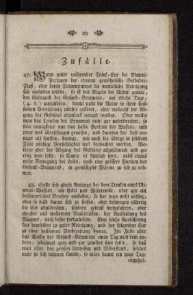 Zufälle.