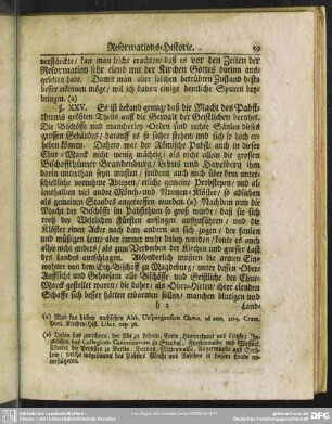 [§ XXV. Von der Papistischen Clerisey in der Marck-Brandenburg, und was die Bischöffe für Unglück darinn angerichtet?]