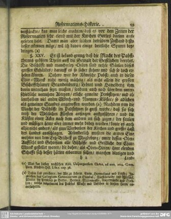 [§ XXV. Von der Papistischen Clerisey in der Marck-Brandenburg, und was die Bischöffe für Unglück darinn angerichtet?]
