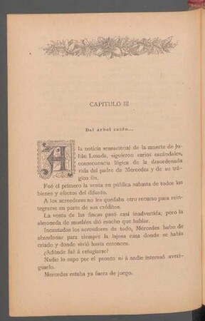 Capítulo III - Del árbol caído...