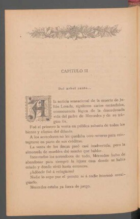 Capítulo III - Del árbol caído...