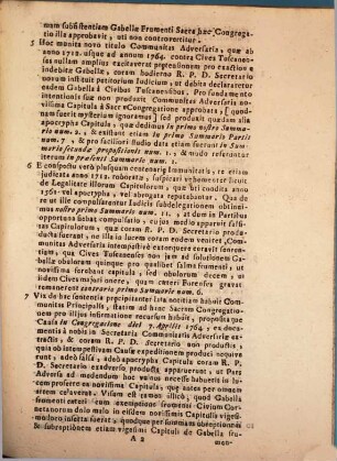 Sacra Congregatione Boni Regiminis R. P. D. Mastrozzi Ponente Cornetana praetensae Gabellae. Pro Ill[ustrissi]ma Communitate Civitatis Tuscanellae, ejusque Civibus. Contra Ill[ustrissi]mam Communitatem Corneti : Memoriale
