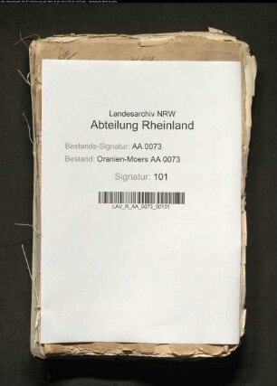 Zustand und Unterhaltung der Festungswerke der Stadt Moers