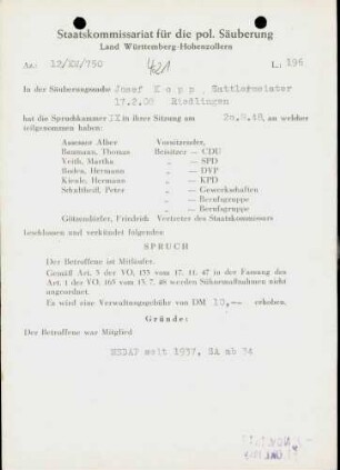 Kopp, Josef