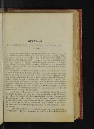 Apendice al Compendio historico de esta isla.