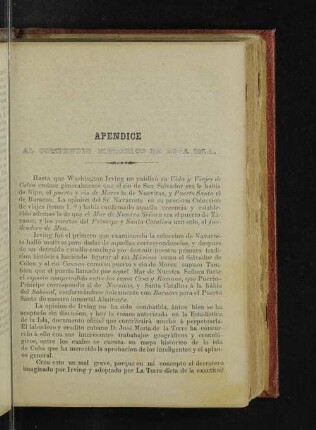Apendice al Compendio historico de esta isla.