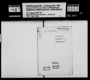Eppingen, Israelitische Gemeinde Käufer: Bezirkssparkasse Eppingen Lagerbuch-Nr. 363 a Eppingen