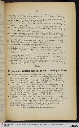 Hervorragende Kunstpublicationen zu sehr ermässigten Preisen