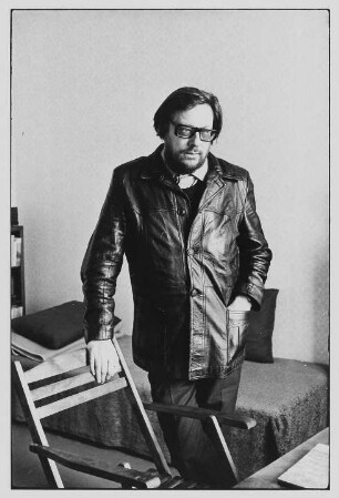 Der Komponist Reiner Bredemeyer, aufgenommen in Berlin-Müggelheim