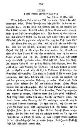 LXXIII. ? An seinen Bruder Ludwig.