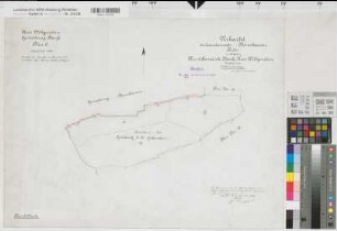 Bernshausen (Laasphe), Teilung der Feldmark Bernshausen, Urkarte 1 Banfe Flur 6