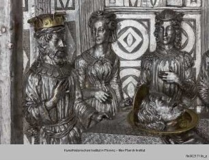 Silberaltar: Gastmahl des Herodes und der Tanz der Salome