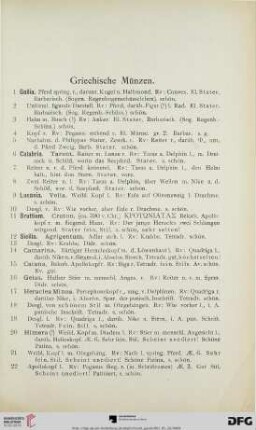 Griechische Münzen (Nr. 1-175)