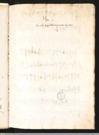 Missa s. Carolus Imperator Romanorum Quintus