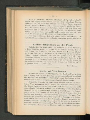 Gesetze und Verordnungen.