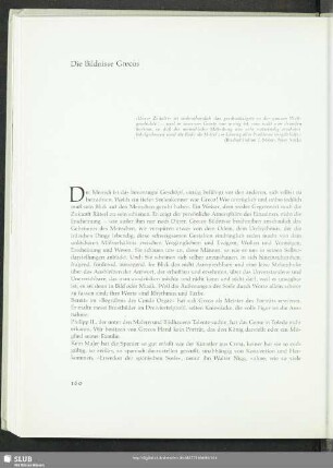 Die Bildnisse Grecos