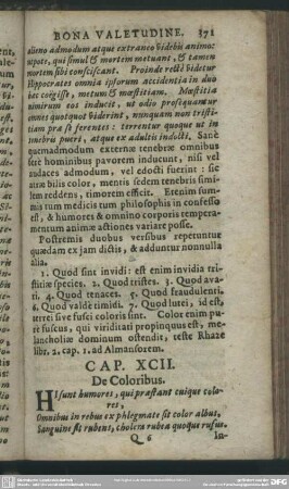 Cap. XCII. De Coloribus