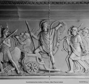 Stuckfries : Triumphzug der Judith