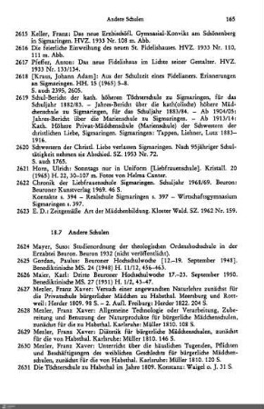 18.7 Andere Schulen