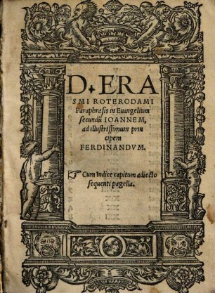 Paraphrasis in evangelium secund. Joannem