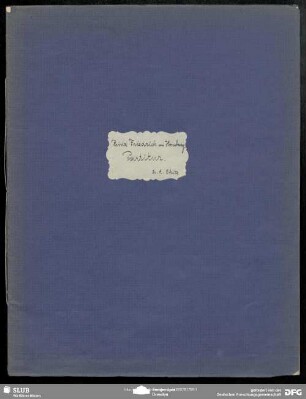 Prinz von Homburg - Mus.10122-F-503 : winds, stck, harmonium