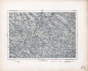 Reymann's Special-Karte, [Blatt] 252. Luneville