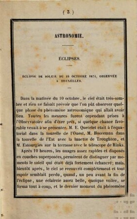 Annuaire de l'Observatoire Royal de Bruxelles. Notices extraites de l'Annuaire de l'Observatoire Royal de Bruxelles pour ..., 1875