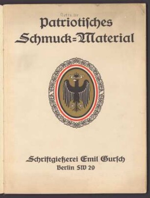 Patriotisches Schmuck-Material