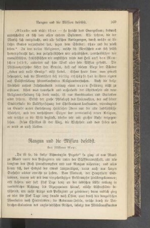 Rangun und die Mission daselbst